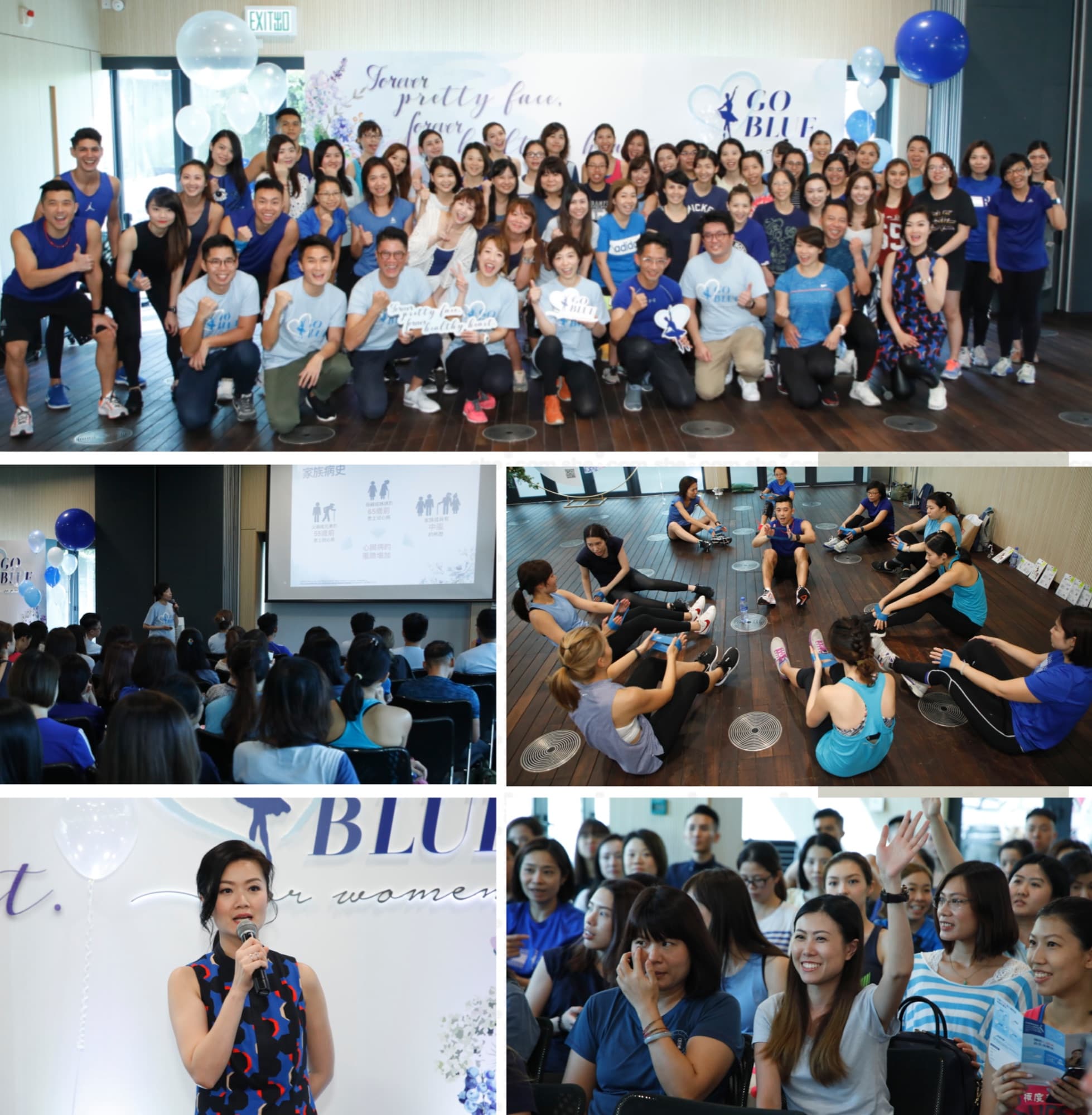 Sanofi Go Blue for Women health campaign