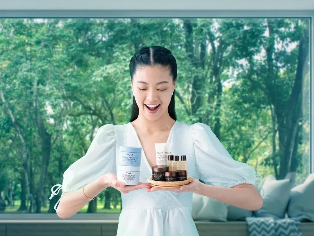 Fresh skincare campaign content