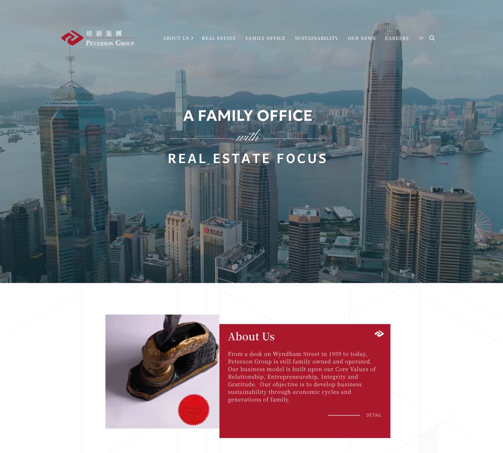 Peterson Group corporate website
